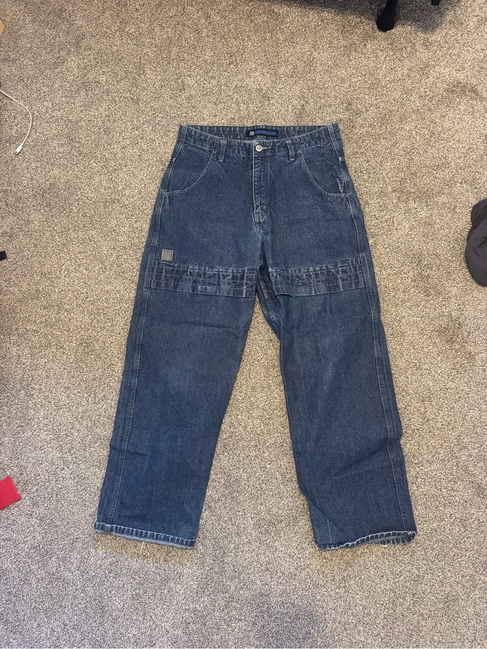 Levi's Men's L2 Temple Dark Blue Straight Denim Jeans